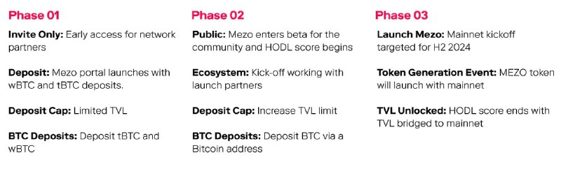 Mezo Roadmap