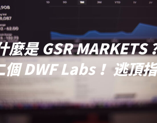 什麼是 GSR MARKETS ？ 第二個 DWF Labs ！逃頂指標？