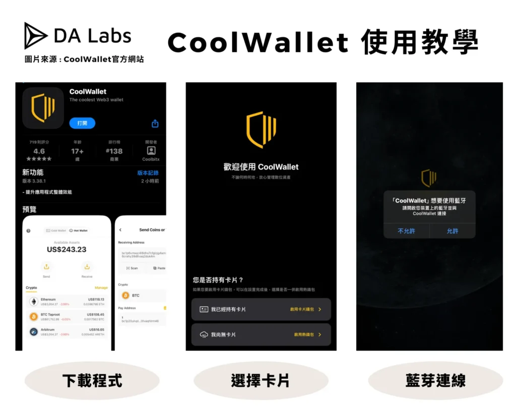 CoolWallet PRO 使用教學