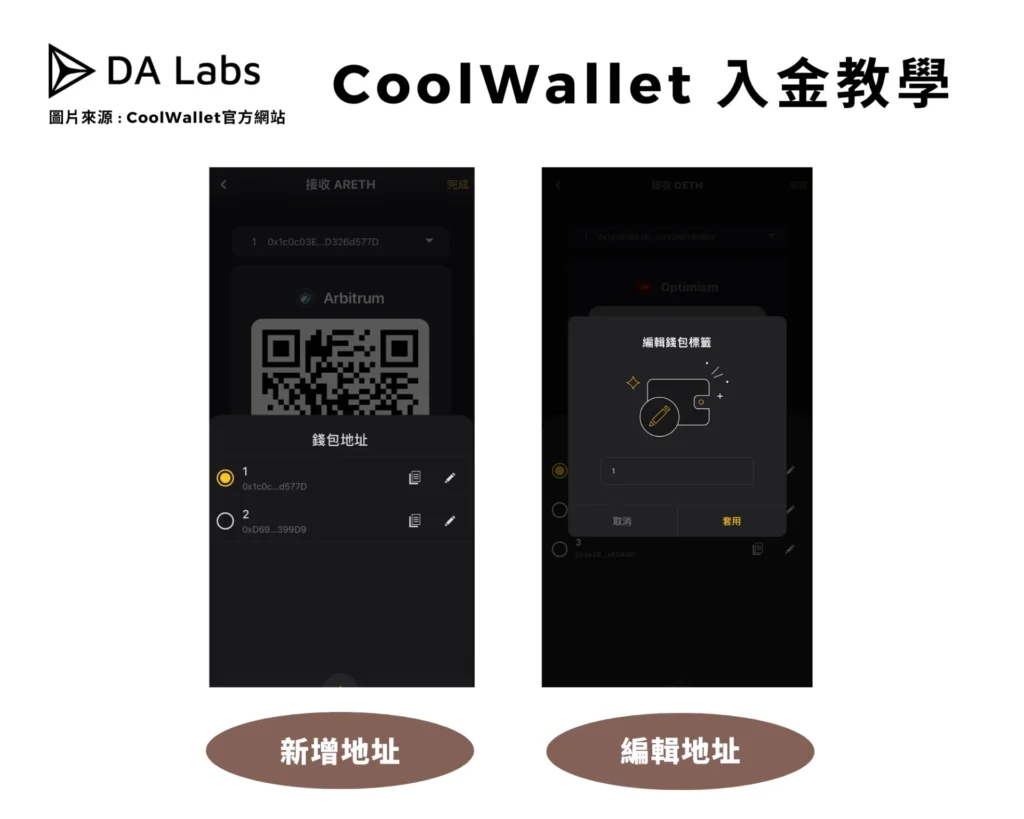 CoolWallet 入金