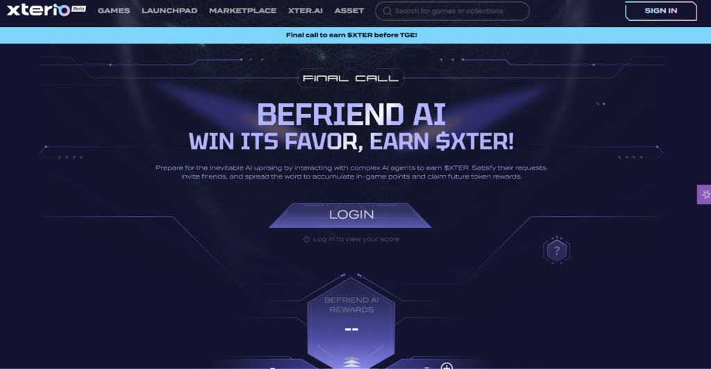 Xterio AI Campaign